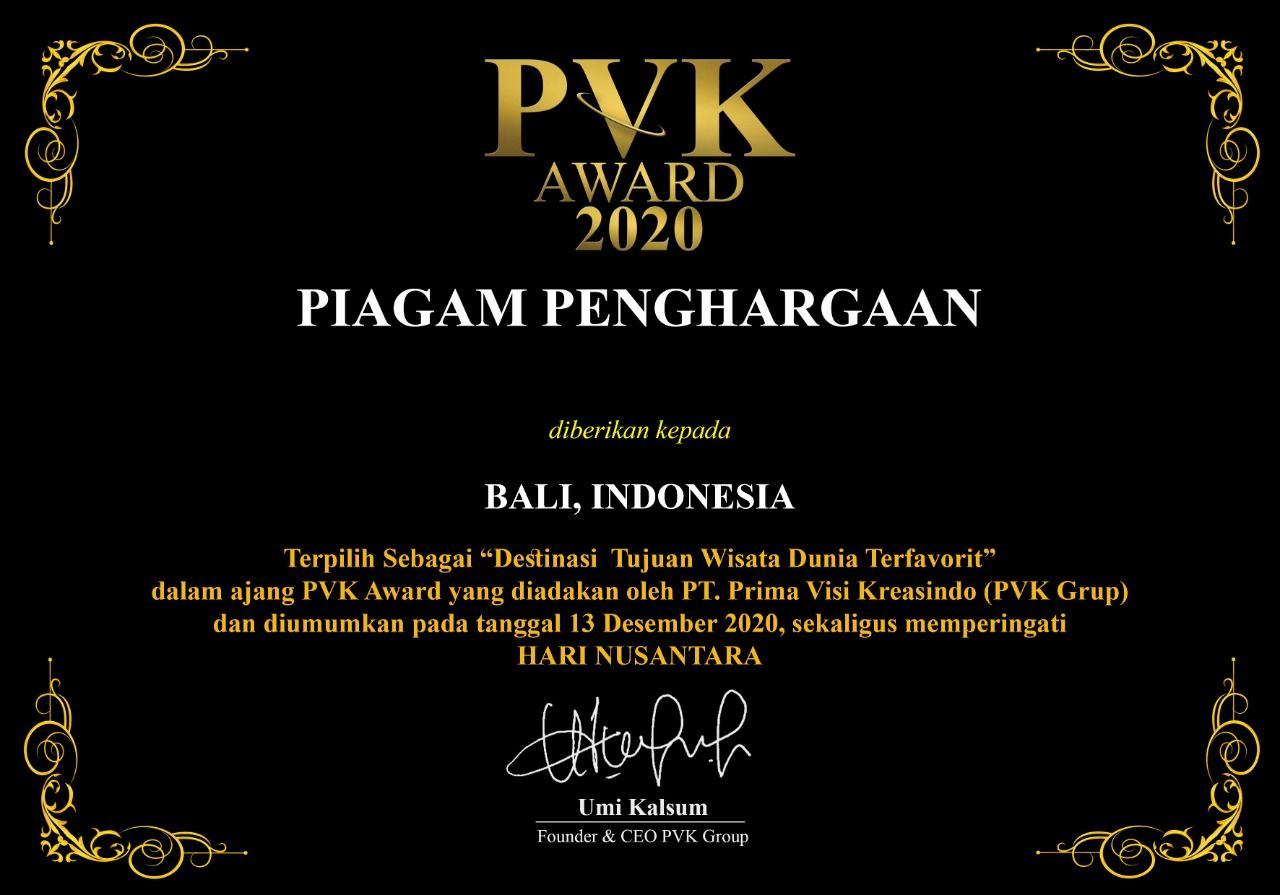 podiumnews.com-Bali Raih Penghargaan Destinasi Tujuan Wisata Dunia Terfavorit